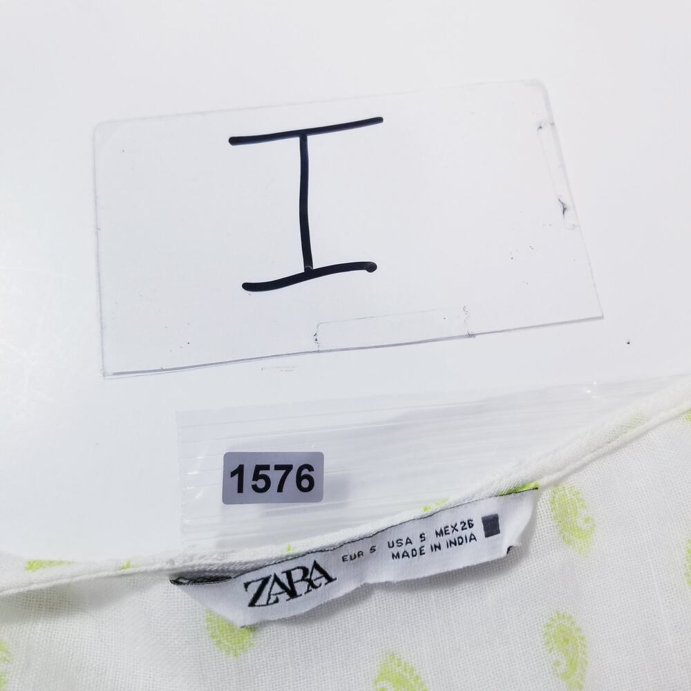 Zara Embroidered Maxi Dress V-Neckline - Picture 13 of 15